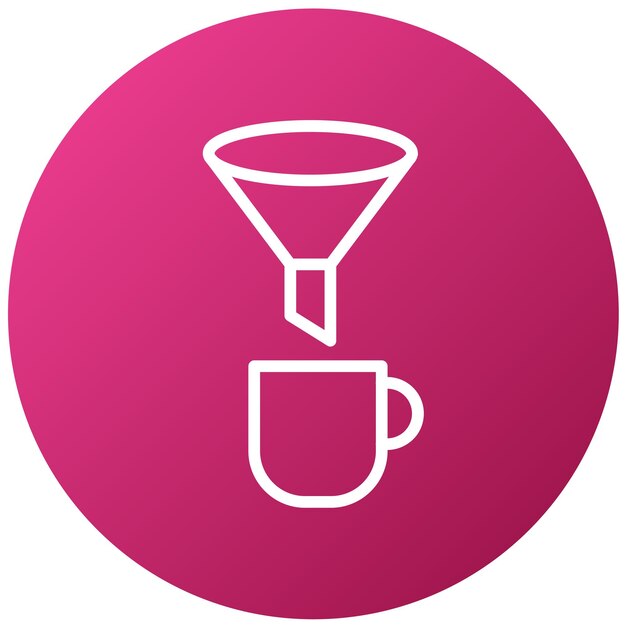 Vector una taza rosa y púrpura con un fondo rosa