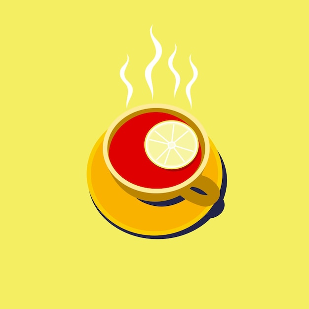 taza de té ilustración vectorial