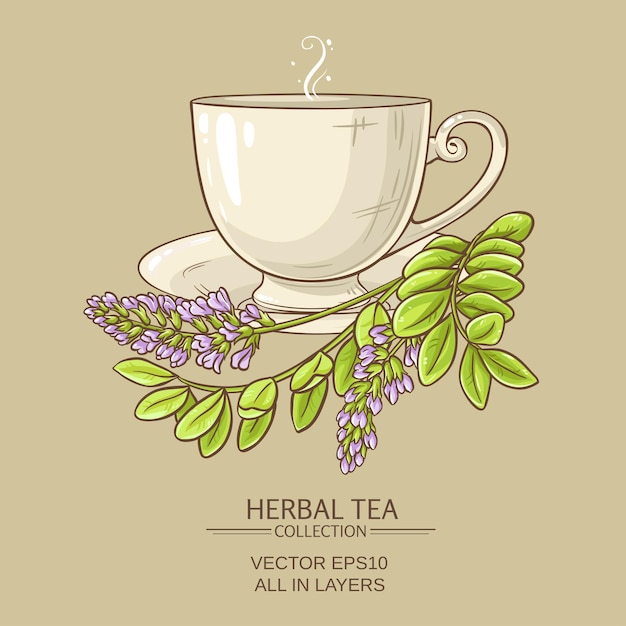 Taza de té de regaliz