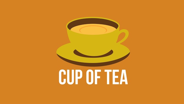 Taza de té vector