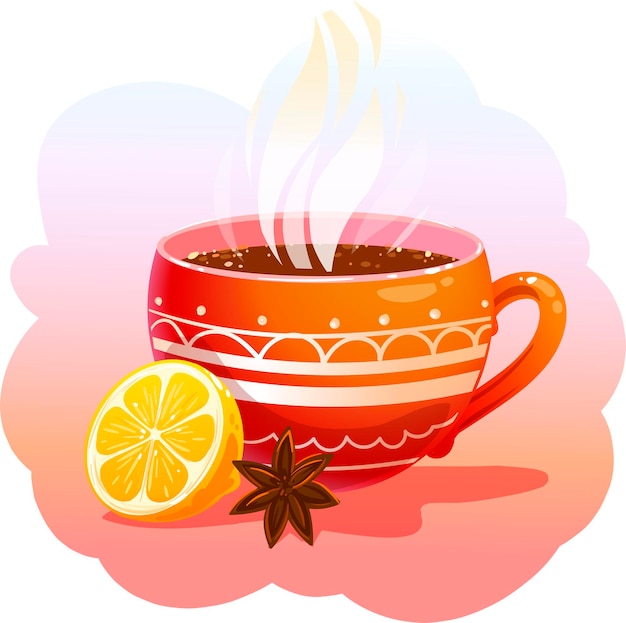 Vector una taza de té