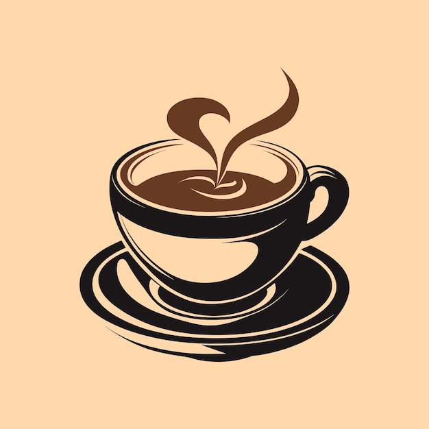 Taza vectorial de un café