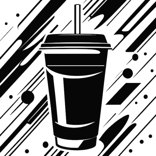 Vector taza vectorial de un café