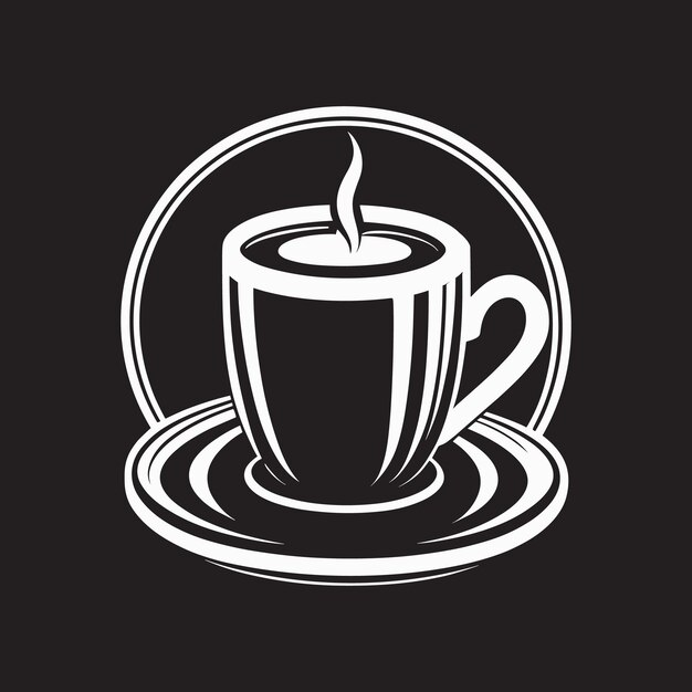 Vector taza vectorial de un café