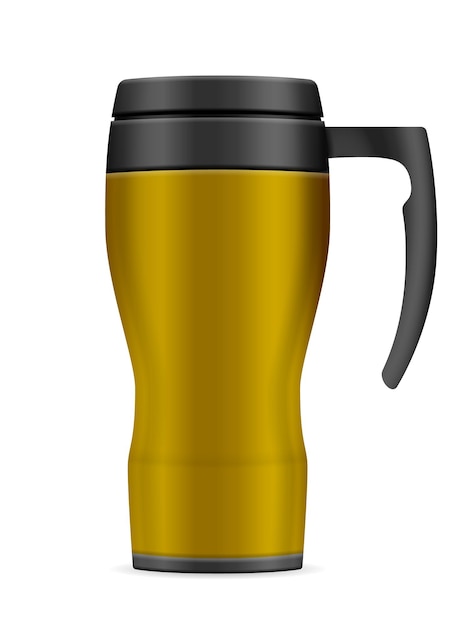 Vector taza de viaje