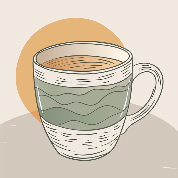 una taza de vidrio con un líquido verde en ella que dice "la palabra té"