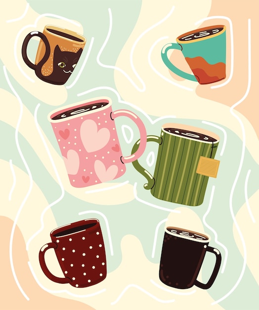 Tazas de café y té