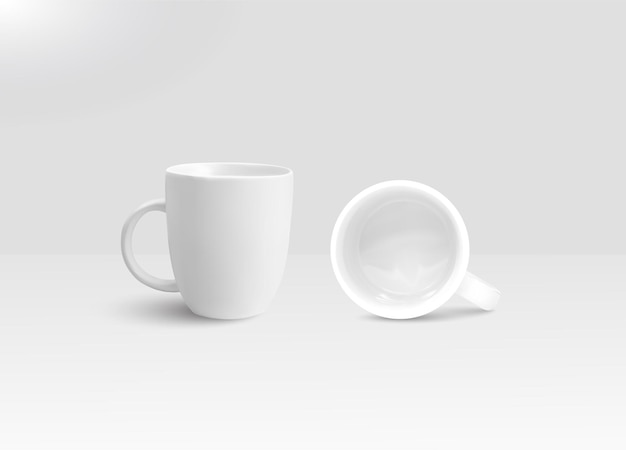 Tazas de café vectoriales
