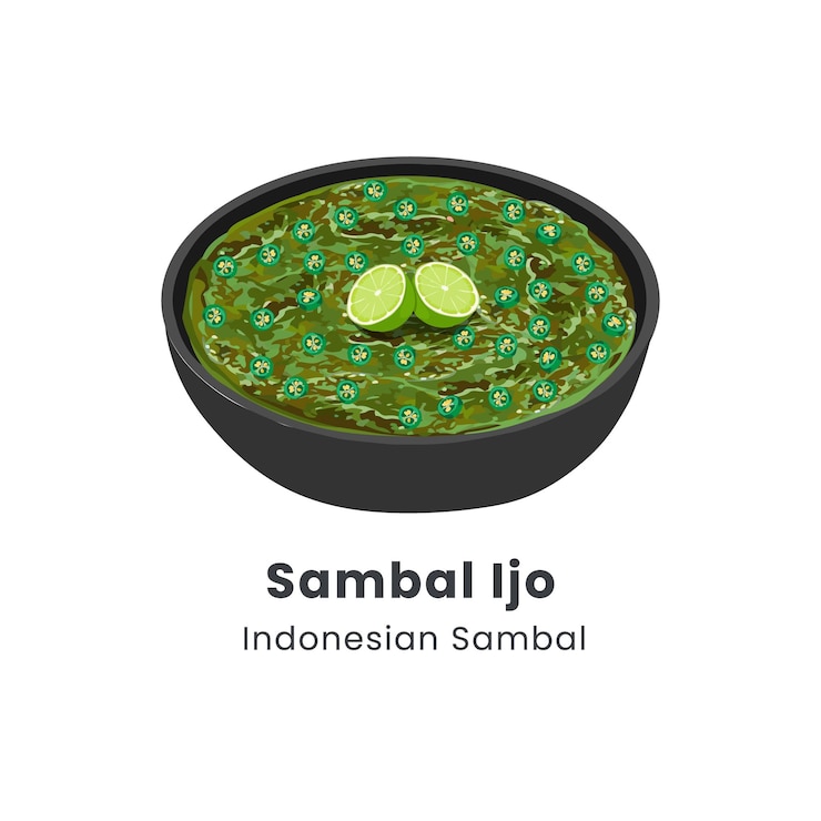 Vector un tazón de comida verde con la palabra sushi en él