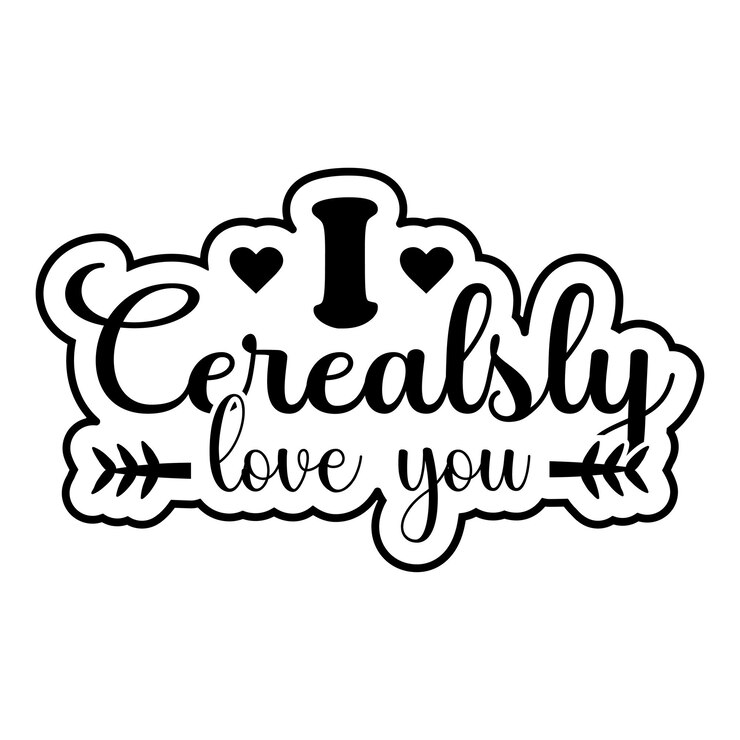 Vector te amo cerealsly svg, valentine svg, valentine gift svg