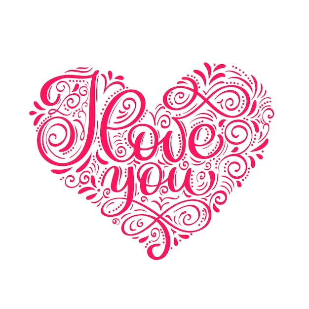 Te amo tarjeta del dia de san valentin
