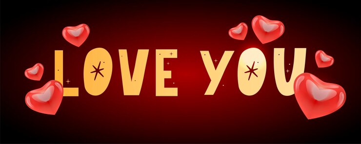 Vector te amo texto de feliz día de san valentín, cartel de tipografía de letras de mano sobre fondo rojo degradado. ilustración vectorial. postal de cita romántica, tarjeta, invitación, plantilla de banner.
