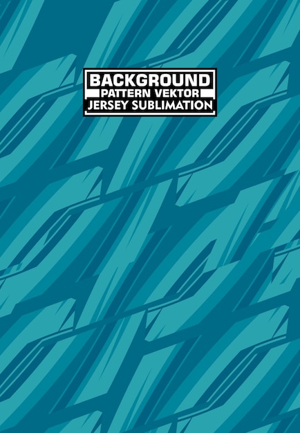 Teal Jersey Sublimation Pattern for Sportswear