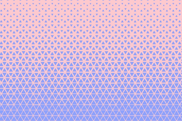 Techno geométrico abstracto con triángulo azul sobre fondo rosa Patrón horizontalmente sin costuras