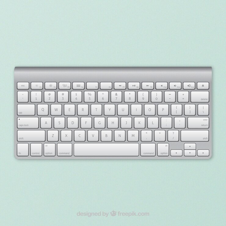 Vector teclado inalámbrico
