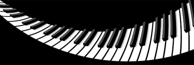 Teclado de piano distorsionado. Como fondo, amplios protectores de pantalla para tu fantástico vuelo.