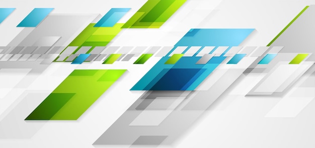 Tecnología abstracta brillante fondo geométrico