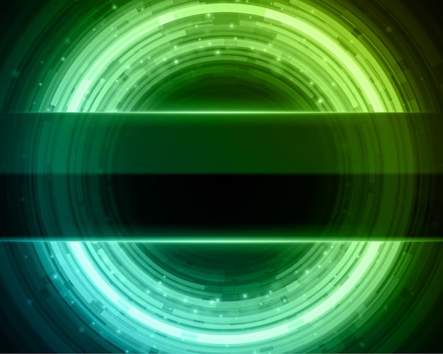 La tecnología abstracta circunda líneas con la luz chispea fondo digital.