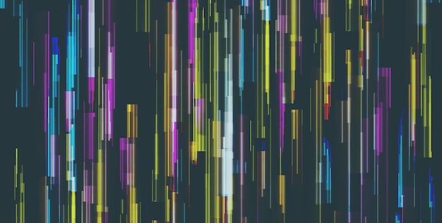 Tecnología abstracta de colores de neón