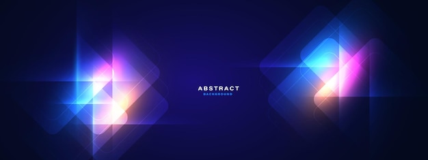 Tecnología abstracta y fondo futurista