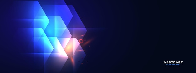 Tecnología abstracta y fondo futurista