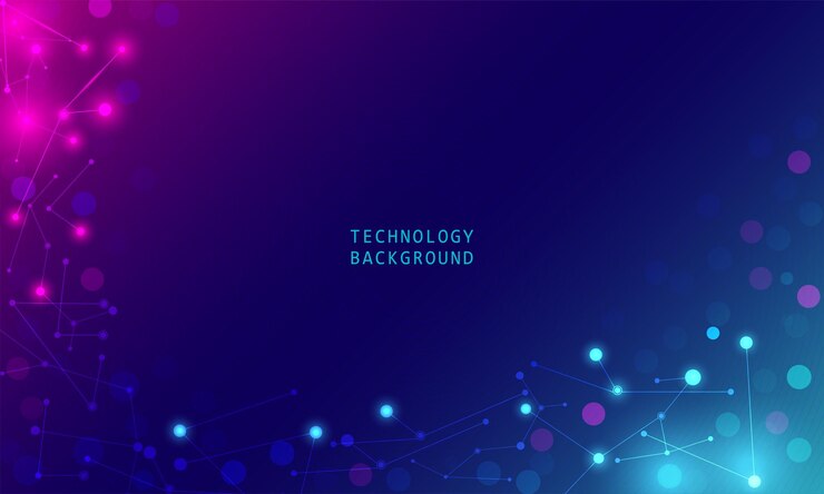Tecnología abstracta de partículas de fondo de malla