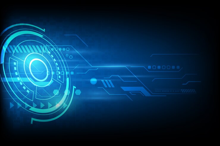 Vector tecnología de automatización abstracto fondo futurista