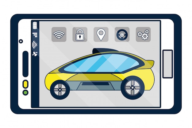 Tecnología del automóvil autónomo.