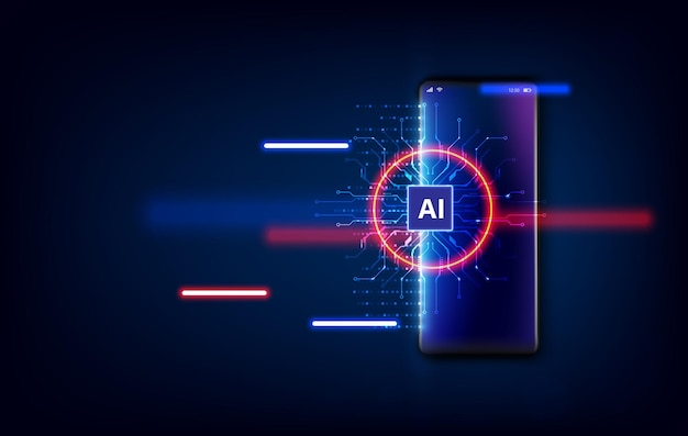 Tecnología de chatbot isométrica Tecnología e ingeniería chatbot de IA