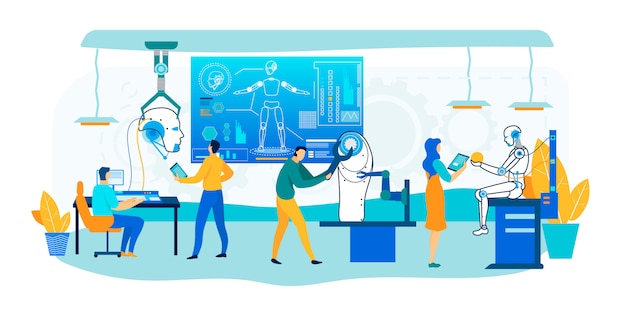 Tecnología de construcción de robots.