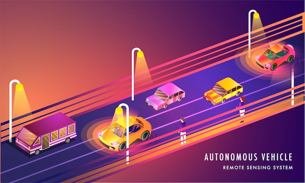 Tecnología de detección remota, vehículos autónomos.