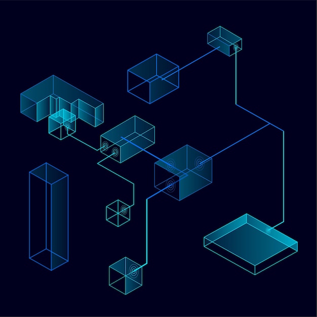 Tecnología Digital Crypto blockchain DEFI DAO NFT contrato inteligente de procesamiento de datos