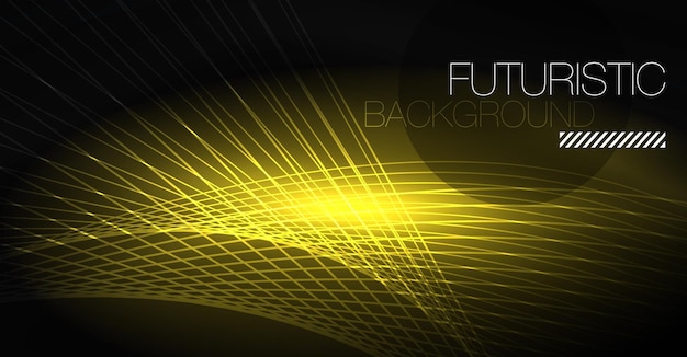 Tecnología digital fondo abstracto neón diseño geométrico líneas brillantes abstractas fondo tecnológico colorido forma futurista