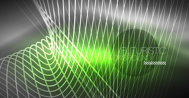 Tecnología digital fondo abstracto neón diseño geométrico líneas brillantes abstractas fondo tecnológico colorido forma futurista
