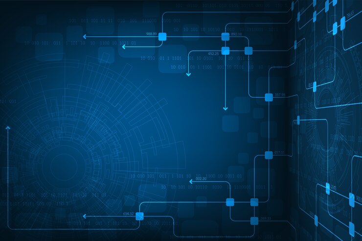 Vector tecnología de diseño de circuitos electrónicos.