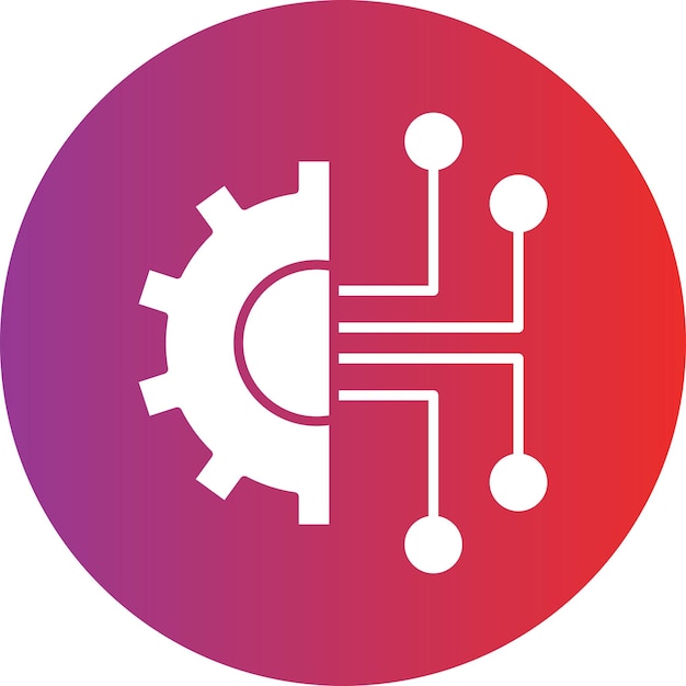 Tecnología de diseño vectorial Estilo de icono