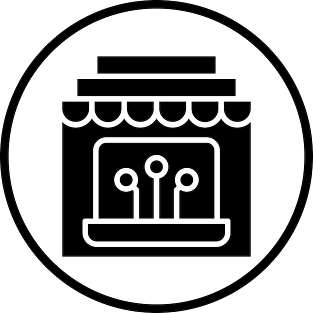 Tecnología de diseño vectorial Merchandising Icon Style
