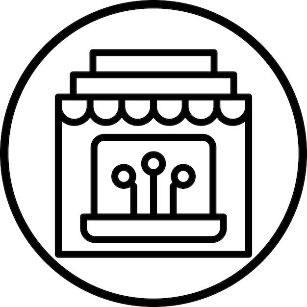 Tecnología de diseño vectorial Merchandising Icon Style