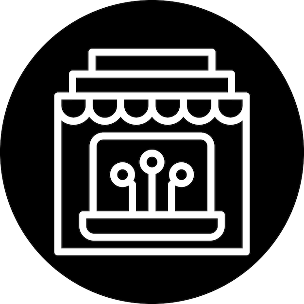 Tecnología de diseño vectorial Merchandising Icon Style
