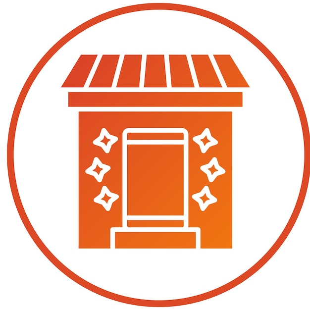 Tecnología de diseño vectorial Merchandising Icon Style
