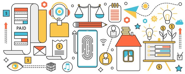Tecnología doméstica inteligente sistema tecnológico de internet con control automatizado y casa de apoyo