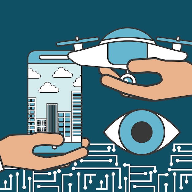 tecnología de drones