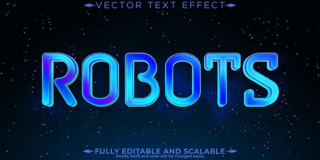 Tecnología editable de efecto de texto de inteligencia artificial y estilo de texto científico