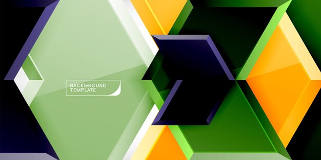Tecnología flecha dinámica fondo geométrico Ilustración vectorial para papel de pared Banner Fondo Tarjeta Libro Ilustración página de aterrizaje