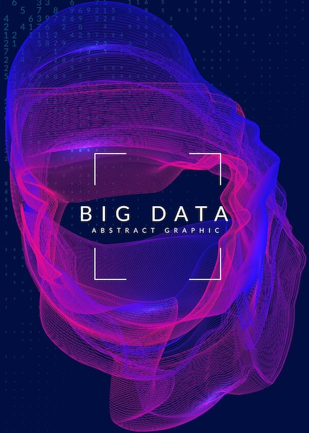 Tecnología de fondo de big data para visualización artificial en