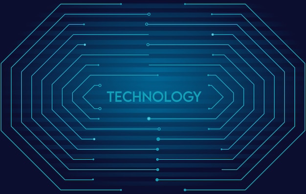 Tecnología de fondo con conexión de circuito