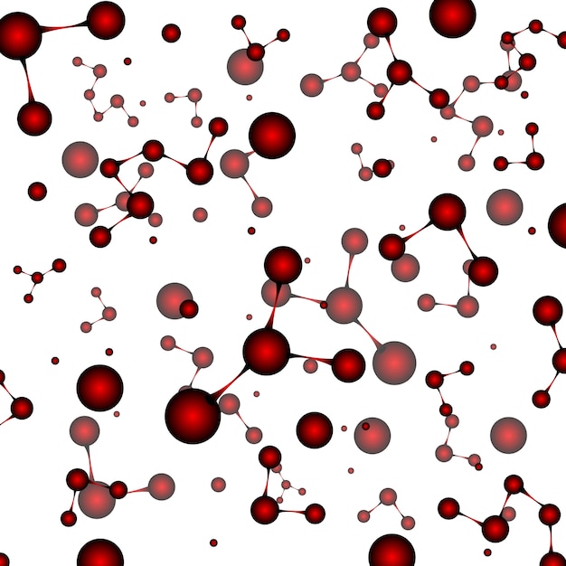 Tecnología de fondo molecular abstracto.