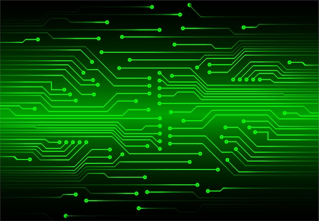 Tecnología futura del tablero de circuito verde