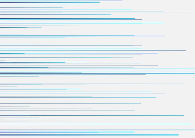 Tecnología futurista diseño gráfico moderno con líneas azules fondo geométrico abstracto ilustración mínima vectorial