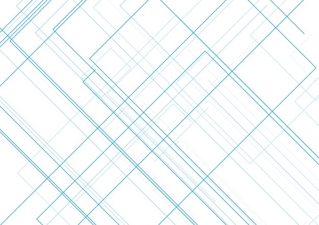 Tecnología futurista diseño gráfico moderno con líneas finas azules Fondo de dibujo geométrico abstracto Vector ilustración mínima